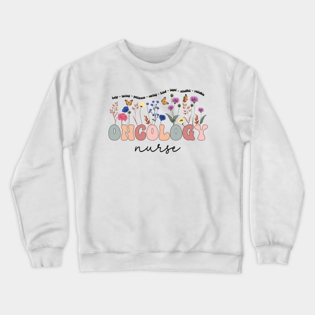 Oncology Nurse Gifts Funny Oncology Medical Assistant Crewneck Sweatshirt by abdelmalik.m95@hotmail.com